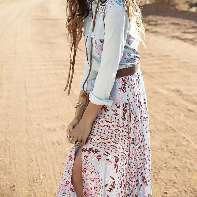 boho Inspired maxi skirt (6)