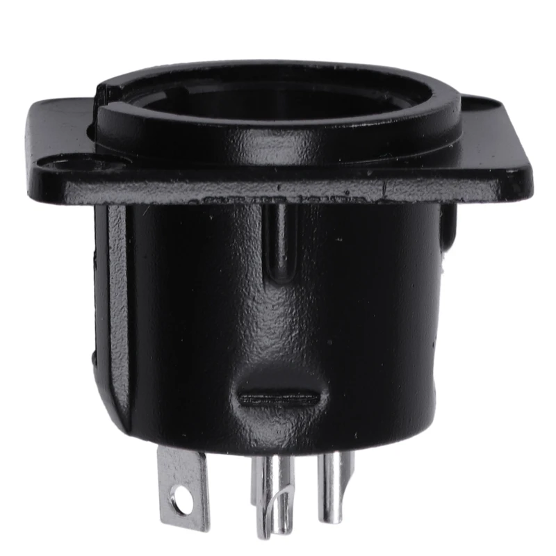 HOT 3 Pin Male Panel Chassis Mount Socket 3P Locking Audio Mic Connector Ground Plug Module