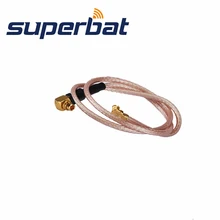 Superbat MMCX прямой штекер в UFL/IPX прямой угол Джек косичка кабель для антенны кабель в сборе RG178 20 см