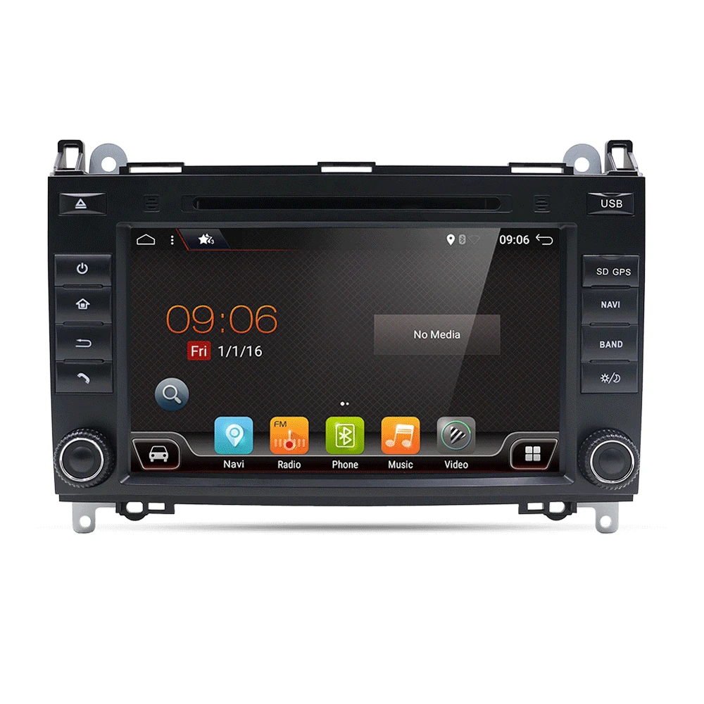 Top Android 9.0 Car DVD Player for Mercedes Benz B200 A B Class W169 W245 Viano Vito W639 Sprinter W906 Radio Multimedia GPS Navii 0