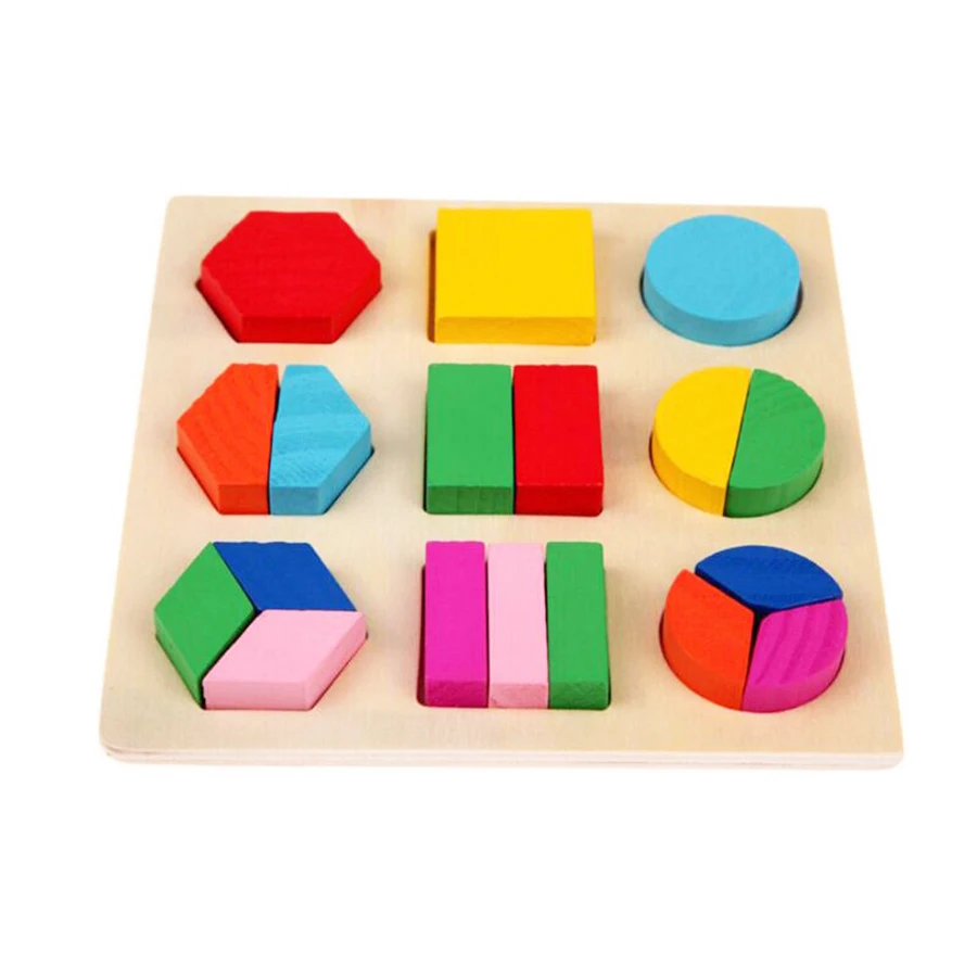3D деревянные Математические Игрушки Обучающие Развивающие деревянные игрушки Обучающие игрушки головоломка Монтессори игрушки для детей