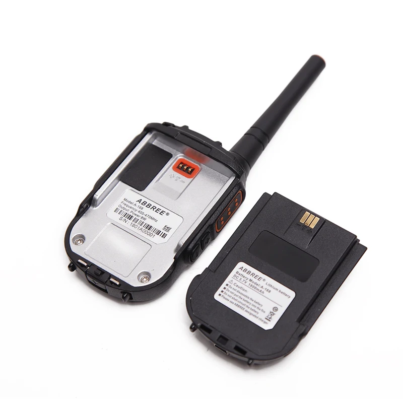 Abbree A 168 мини Портативный портативной рации с Скрытая Дисплей 128 Каналы UHF 400 470 мГц