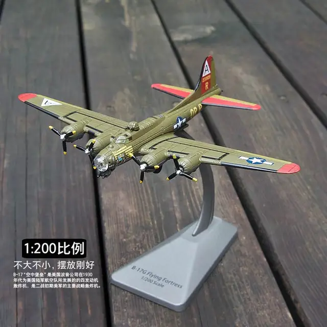 rian day 1 200 scale military model toys usaf boeing b17 b 17 flying