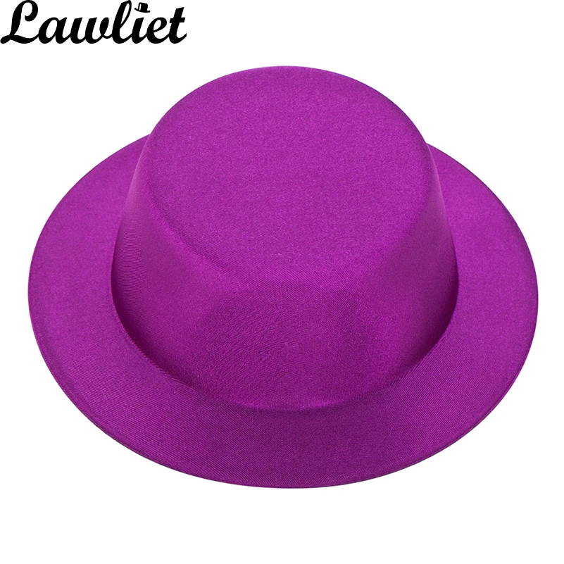 2 шт. Женская атласная мини шляпа на клипсе|fascinator hats|diy hathat base |