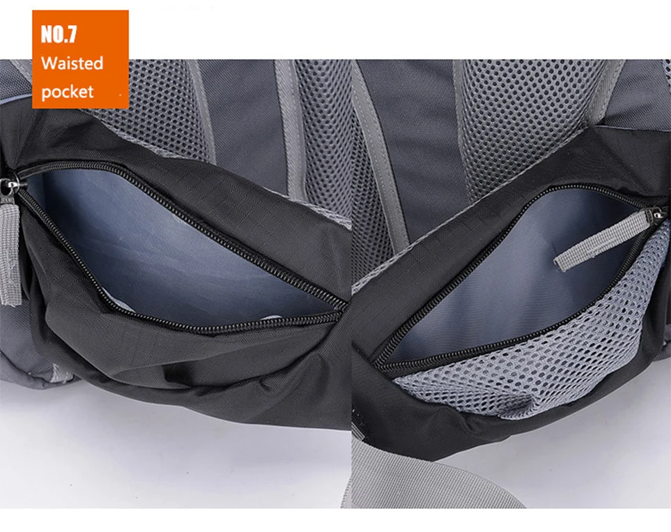 60l náilon escalada mochila saco quadro interno