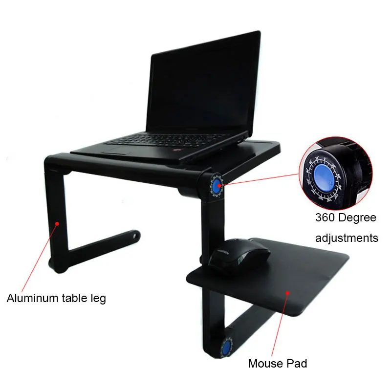 Buy Portable Foldable Adjustable Laptop Plastic Desk