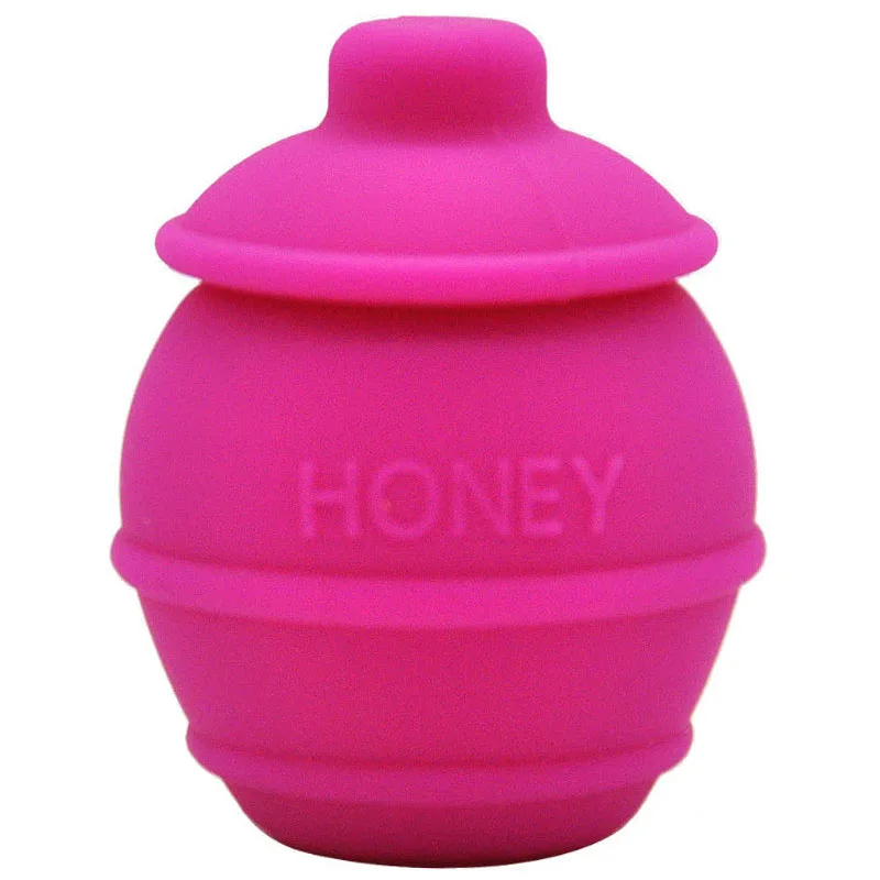 JX-LCLYL 1x 35ML Silicone Honey Pots Concentrate Oil Wax Dab Containers Jars Nonstick