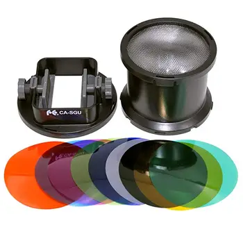 

Fomito SGA-BOS 2 Times EV Fresnel Snoot Flash Light Extender with CA-SGU Adaptor & 10pcs Color Filters
