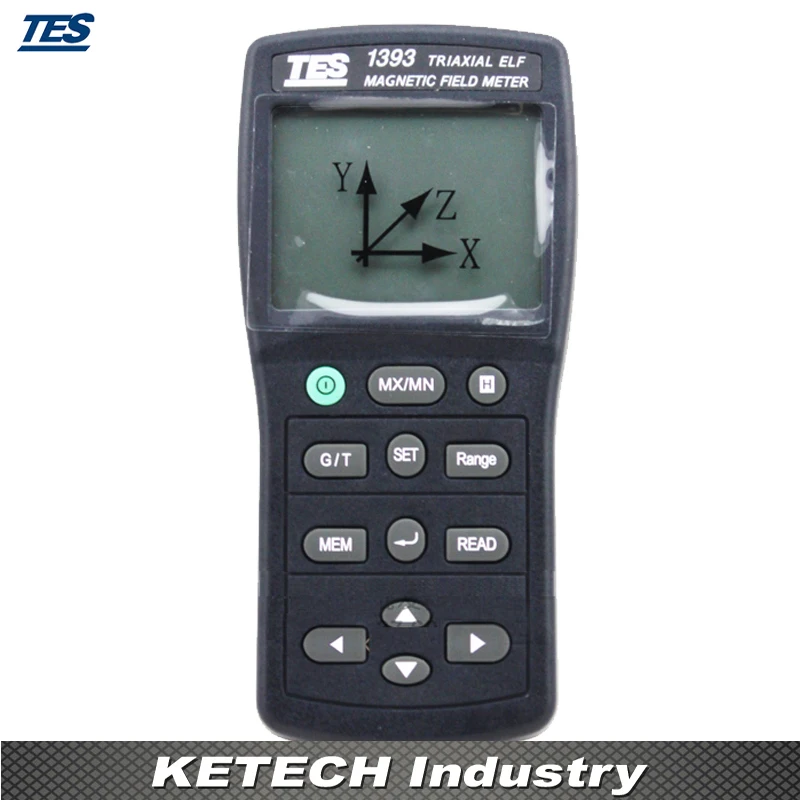

Three Axis Magnetic Field Tester EMF Meter 2000 Milli Gauss/200 Micro Tesla TES-1393