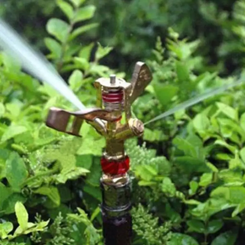 

1/2 Inch Connector Copper 360 Degree Rotate Rocker Arm Water Sprinkler Spray Nozzle Garden lawn Irrigation Sprinkler