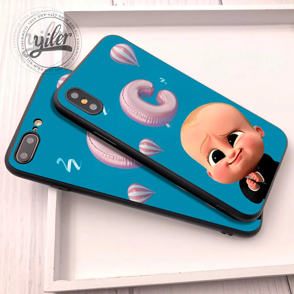 

Coque Babyboss Balloon for iPhone XS Max case for iPhone 5 5S 6S 7 8 Plus X SE Cases For Funda iPhone XR 6 7 Plus X XS 8 7 case