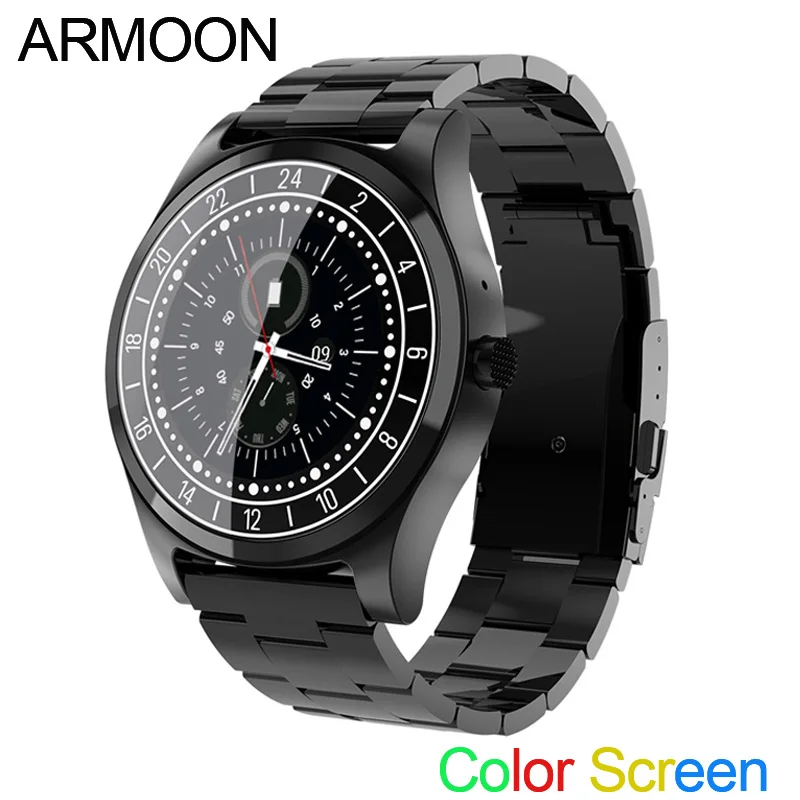 

Smart Watch DT19 Android IOS Smartband Heart Rate Fitness Bracelet Sleep Monitor Fitness Tracker Color Screen Round Wristwatch