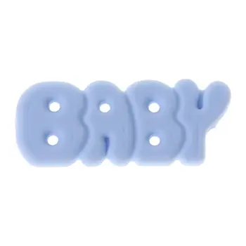 

Silicone Beads Baby Teether DIY Jewelry Necklace Pendant Teething Supplies Grind Bead Letters Newborn Oral Care Kids Products