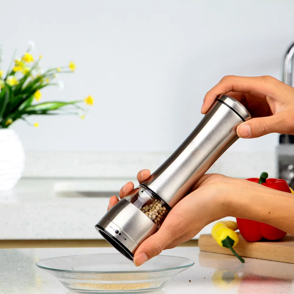 Stainless Steel Manual Salt Spice Pepper Corn Pea Bean Coffee Mill Grinder muller cutter for cooking
