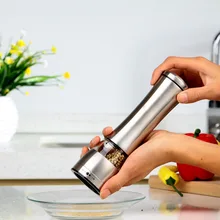 Edelstahl Manuelle Salz Gewürz Pfeffer Corn Pea Bean Kaffeemühle Mühle muller cutter für kochen küche gadget 1 stücke 2016