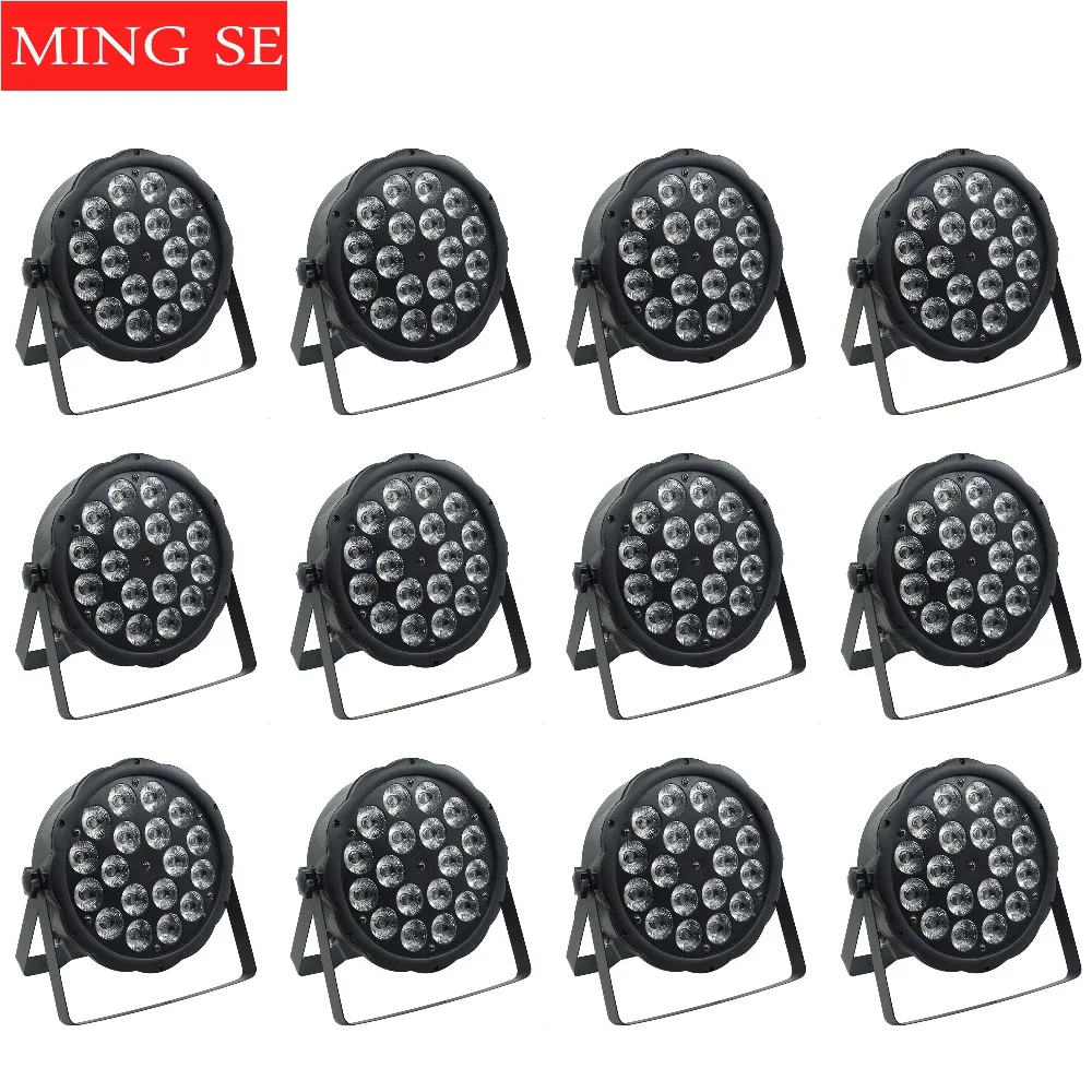 

12pcs/lots 18x10W Big Lens RGBW 4in1 Led Par Light 18*10w With DMX512 Control Disco lights stage DJ Wedding Disco Stage Lighting