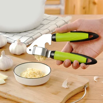 

Stainless Steel Garlic Grinder Multifunction Garlic Press Creative Garlic Squeezer Cutter Kitchen Tools For Crushing Garlic