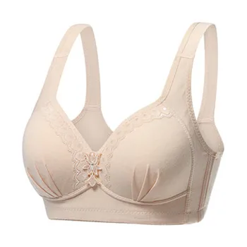 

SVOKOR Plus Size Women Sexy Push Up Mesh Bra Wireless Bras Cup Sexy Lingerie Wire Free Bralette Lady Seamless Bras