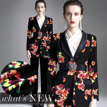 

100x147cm Shangri-La Modern Vogue Fashion Floral Printed 100 Cotton Fabric Dress Material Cheongsam Wholesale Fabric Sale Online