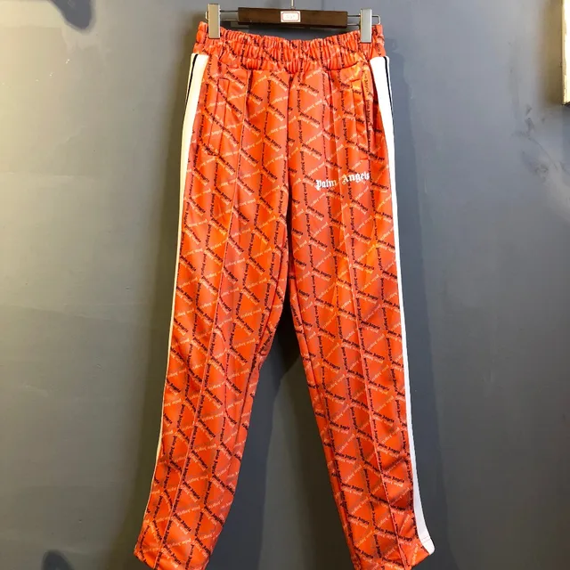 2018 NEW Palm Angels Sweatpants Men Hip Hop Drawstring Skateboard Sportswear Pants Women Joggers Cargo Palm Angels Pants 12Color