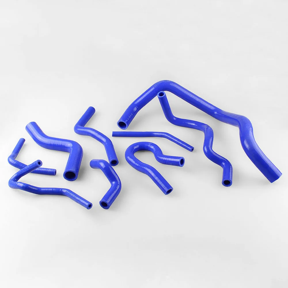 For Honda Civic D15 D16 Sohc EG/EK 1992-2000 9PCS Red/Blue/Black Silicone Radiator Hose Kit