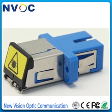 SC UPC APC Simplex металлическая крышка затвора волоконно-оптический адаптер, SC APC опционный оптоволоконный телекоммуникационный разъем