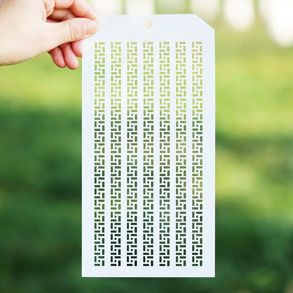 

12*24 cm Seamless Stencil for Scrapbooking Painting album Paper Card Making Craft Decorative Embossing Template