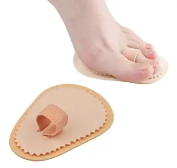 

10 pcs/lot Toe Separator Hallux Valgus Orthopedic Metatarsal Crooked Overlapping Hammer Toe Straightener Corrector Forefoot Pad