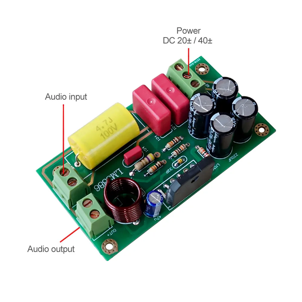 Аудиоусилитель AIYIMA LM3886 CG версия плата моноусилителя наборы Diy звуковая система с