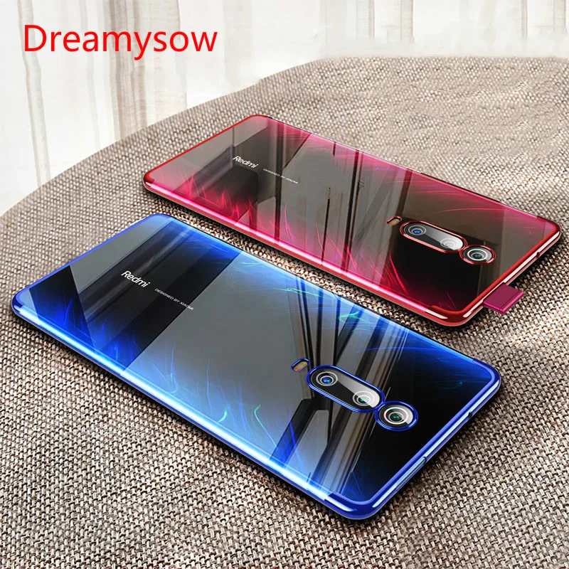 

For Xiaomi Redmi K20 Pro Case Global Plating Soft Clear Phone Cover For Redmi K20 Note 5 6 7 Xiaomi Mi 9T Pro Mi9T Cases Coque