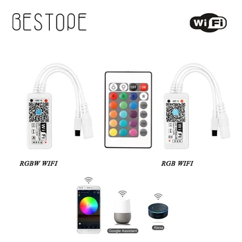 

LED RGB RGBW Controller DC12V 24 Key wifi Remote Controller RF Remote Controller For 3528 5050 RGB LED Strip Lights