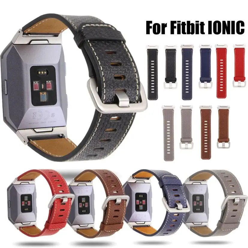 ionic leather strap