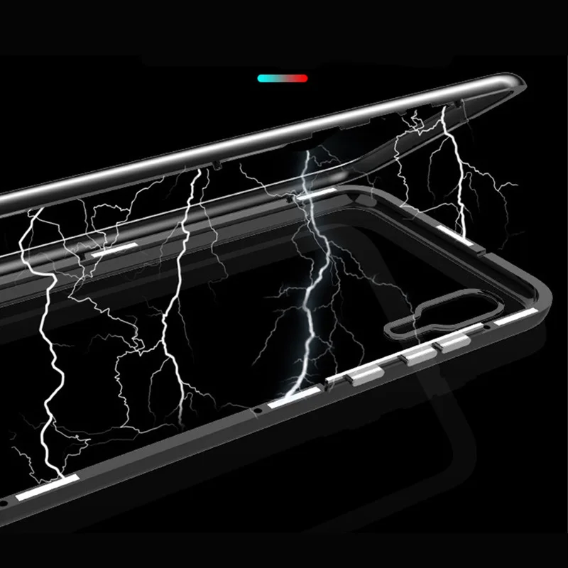 Роскошный магнитный металлический чехол для Huawei P20 Lite Pro Магнитный бампер