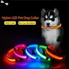 Collar de Nylon para perro para mascotas LED noche intermitente de seguridad resplandor en el oscuro perros Correa cuello banda luminosa fluorescente collares de mascotas Supplie23 ► Foto 3/5