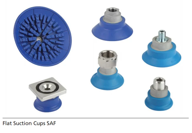 Плоские присоски SAF промышленный робот манипулятор патрон пневматический Вакуумный патрон NBR30 40 50 60 80 100