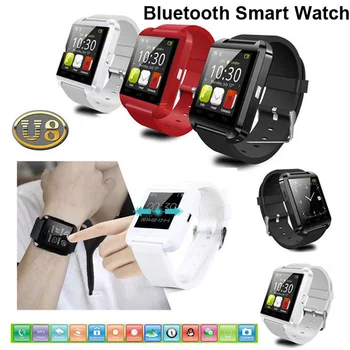

Xmas Gift U8 Bluetooth Smart Watch U Watches Touch Screen Wrist WristWatch Smartwatch for Android IOS Phone Smartphone Call SMS
