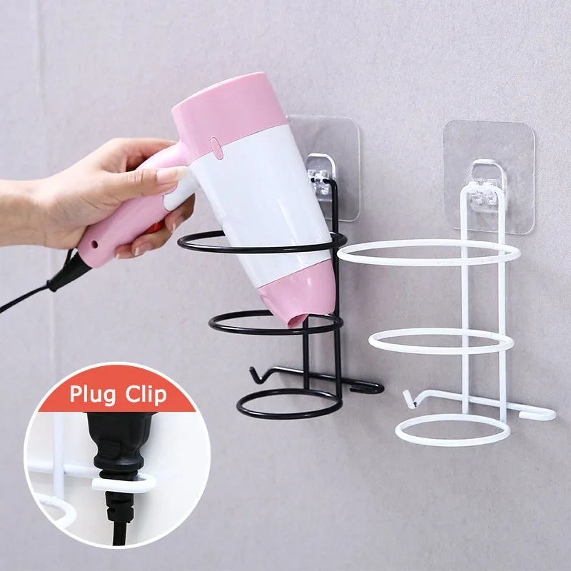 vanzlife stainless steel powerful suction hair dryer holder bathroom