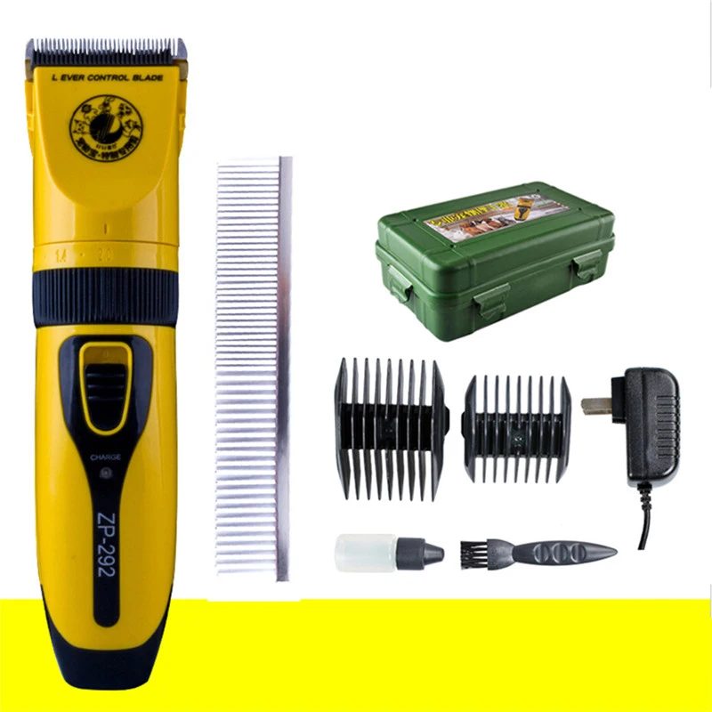 

Professional Rechargeable Pet Cat Dog Hair Trimmer Electrical Pet Grooming Clippers Animal Shaver Cutting Machine + Comb Toolbox