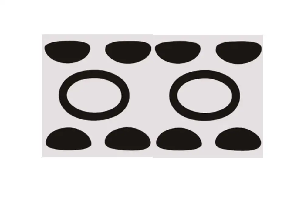 

For BenQ ZOWIE EC1-B / EC2-B Gaming Mouse Skates mouse feet legs [0.6mm] (2 sets of replacement feet pads)