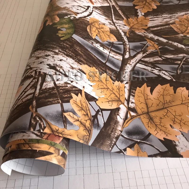 real tree camo car vinyl wraps 3