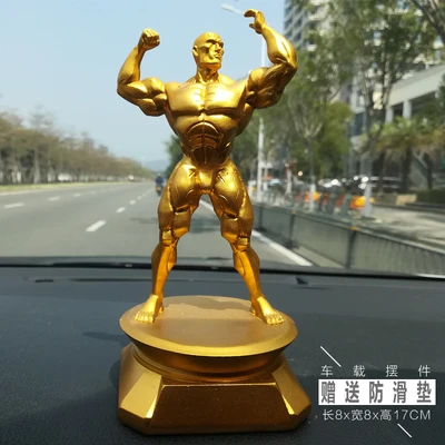 フィットネストロフィー手フィットネス筋肉ダンベルヘラクレス彫刻車のインテリア創造的な車振り子 Bronze Statue Bronze Statue Art Decobronze Art Deco Aliexpress