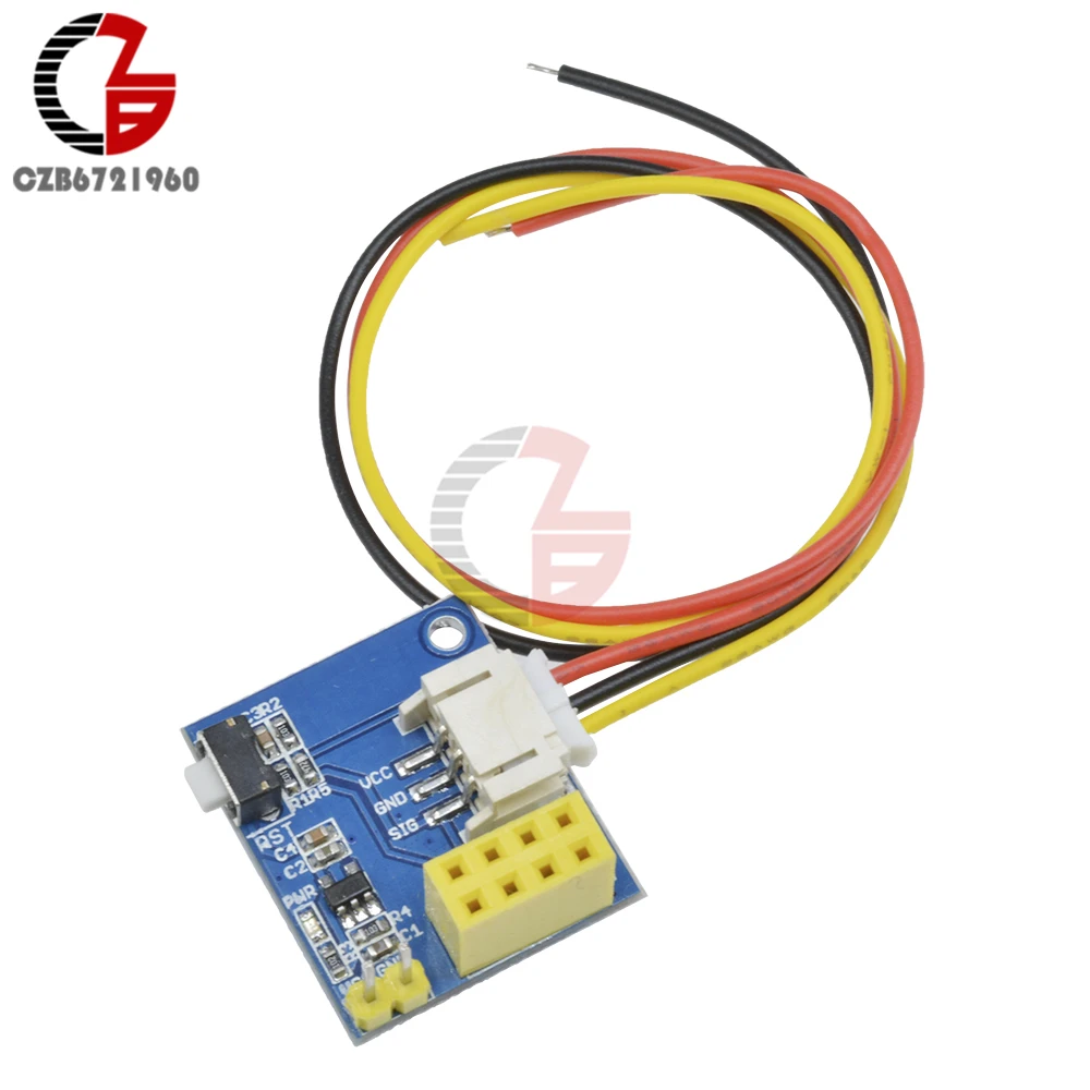 ESP8266 ESP-01 ESP-01S RGB светодиодный модуль контроллера DIY DC 3,7 V-5 V 5 V для Arduino IDE WS2812 бар/кольцо Умные Электронные