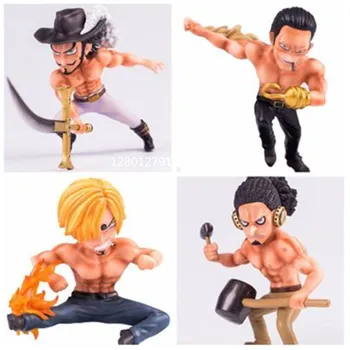 

7 Inches ONE PIECE Sir Crocodile Usopp Vinsmoke Sanji And Vinsmoke Sanji Action Figure Collectible Model Toy Box P90