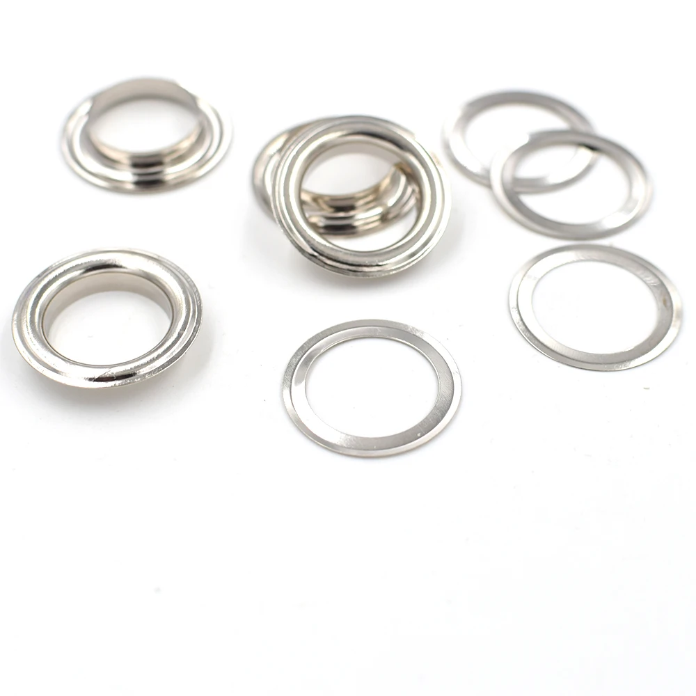17mm 20uds Ojetes de Lat/ón Antiguo Ojetes Retros Ojetes con Arandelas para Artesan/ía de Cuero DIY Costura