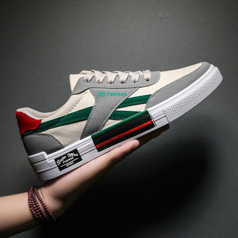 

2019 New Young Boy Casual Shoes Non-Slip Man Canvas Flats Vulcanized Shoes Designer Canvas Sneakers For Mens Casual Shoe Walking