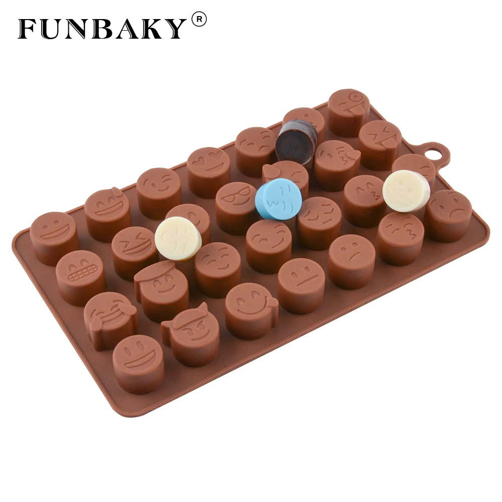 Силиконовая форма для шоколада FUNBAKY Smile круглая в виде короны животного