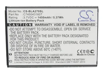 

Cameron Sino 1450mAh Battery C745043160T for BLU A270, A270A, Advance 4.0