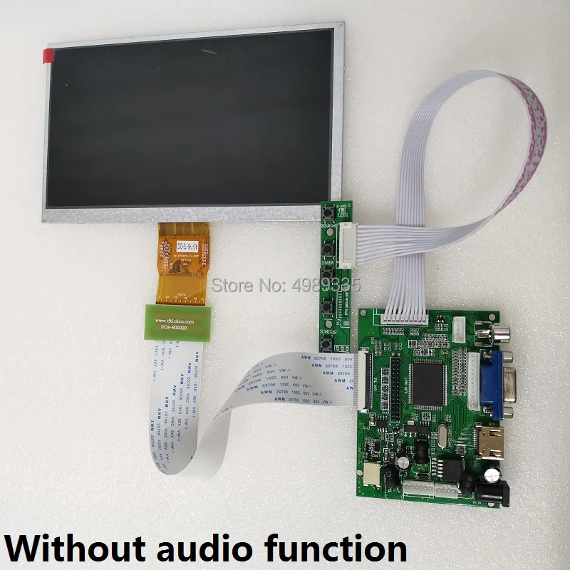 Комплект 7 дюймовых дисплейных панелей HDMI VGA AV1 av2TN экран 1024X600|Мониторы| |