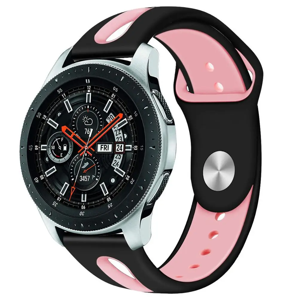 22 мм ремешок для часов samsung Galaxy силиконовый ремешок для часов Huami Amazfit силиконовый спортивный ремешок для часов Ремешок 91030 - Цвет ремешка: 11