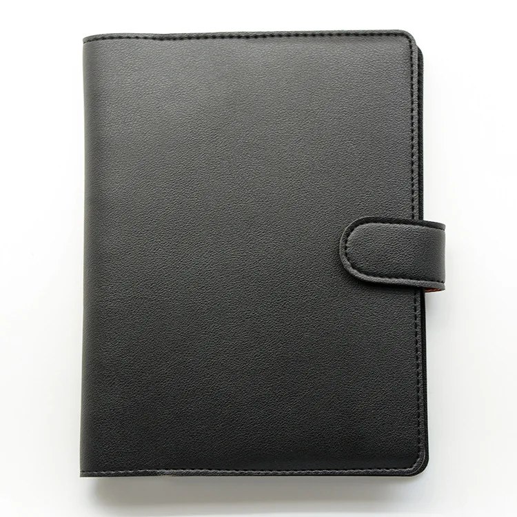 

B6 Loose-leaf Notebook Leather Case Notebook Multi-function Book Cover Business Meeting Record Leather Case Storage Folder